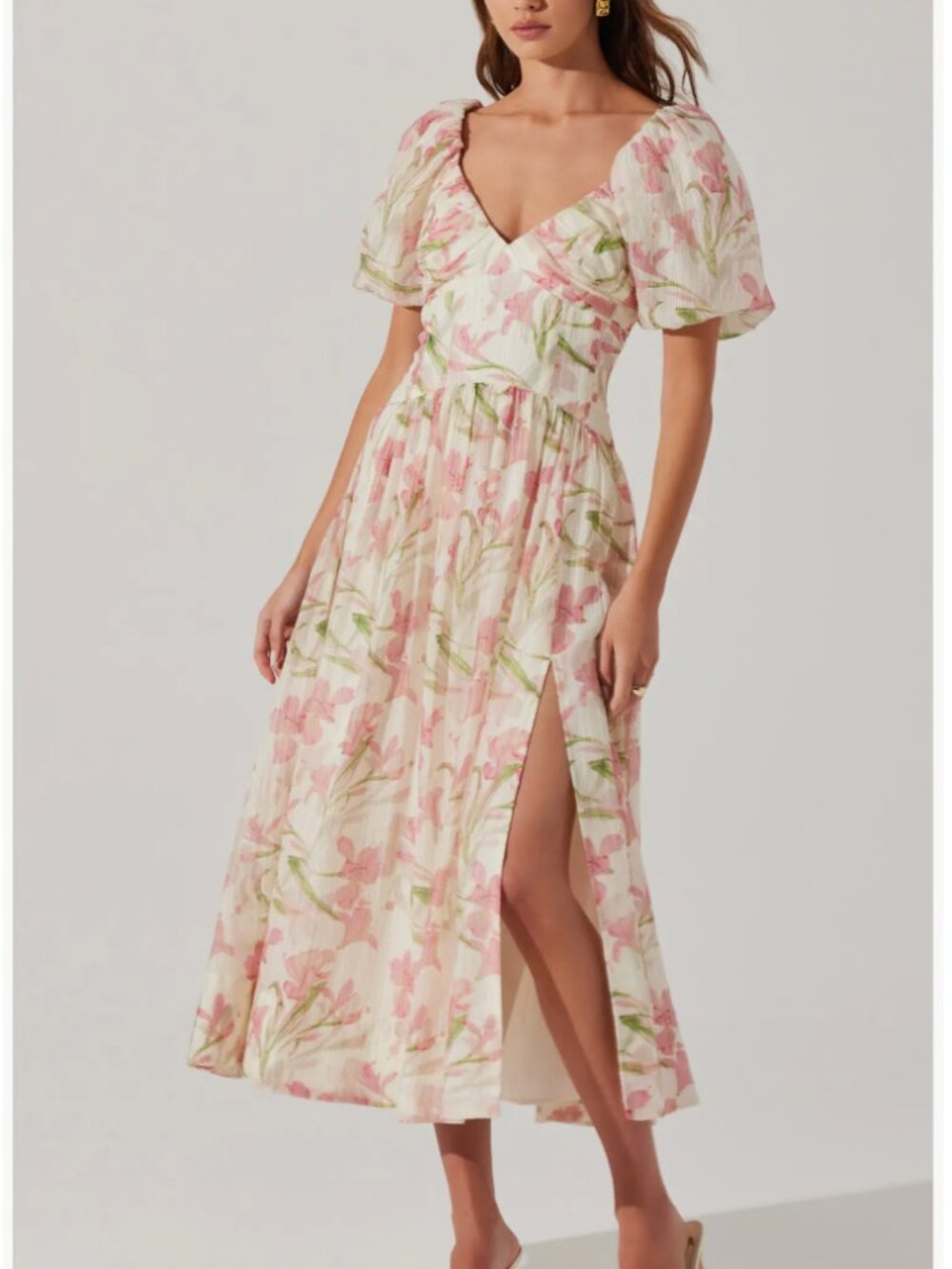 ASTR the Label Sasilia Midi Dress Size Medium - Picture 8 of 15